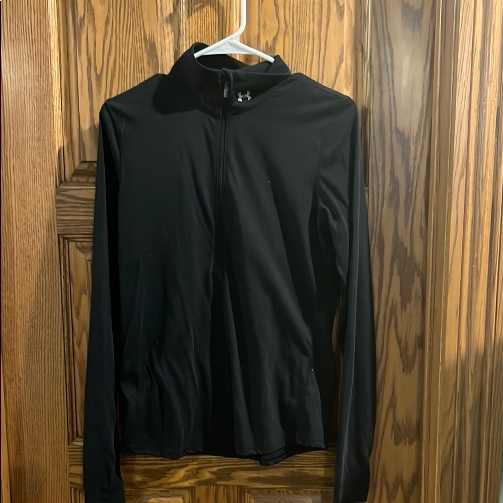Under Armour Black Heat Gear Quarter Zip
